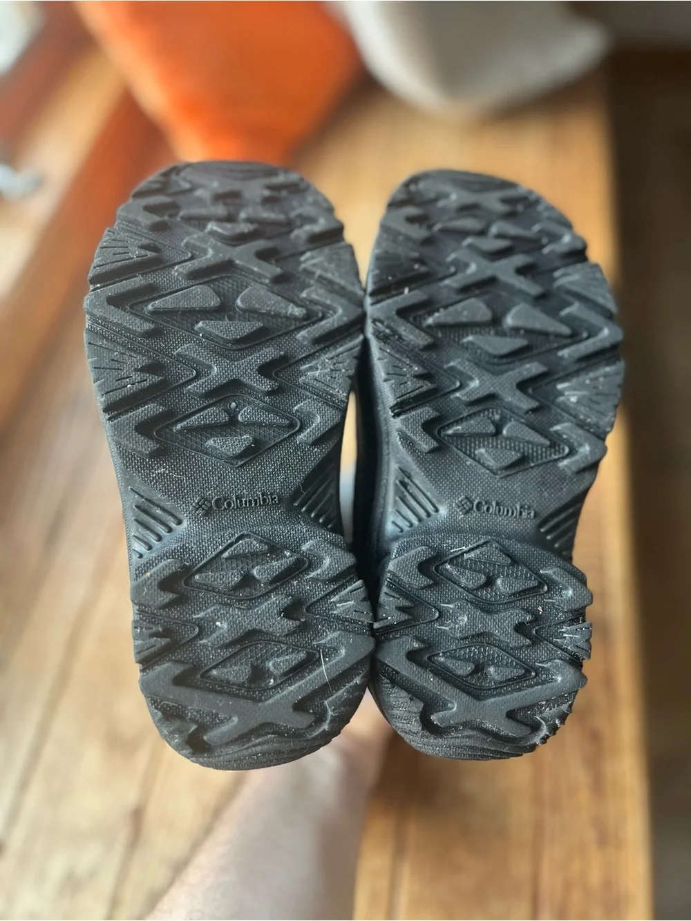 Kids Waterproof Snow Boots in Gray with Lavender Fur Trim